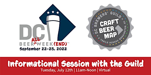 Informational Session: DC Beer All Week(End) + DC Craft Beer Map