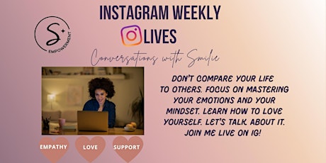 LIVE IG| Personal and Professional Coaching with Smilie tickets