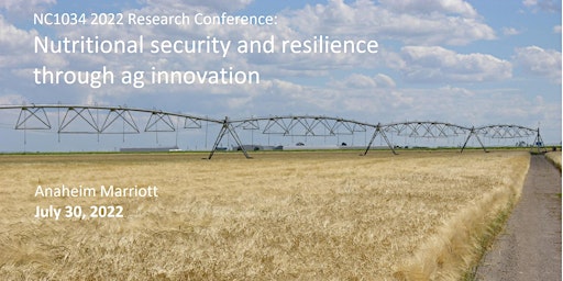 NC1034: Nutritional security and resilience through ag innovation