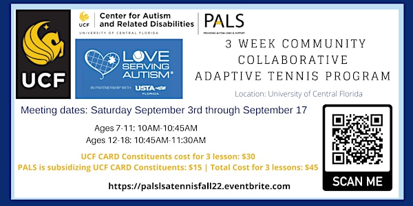 PALS Community Collaboration: Love Serving Autism Tennis