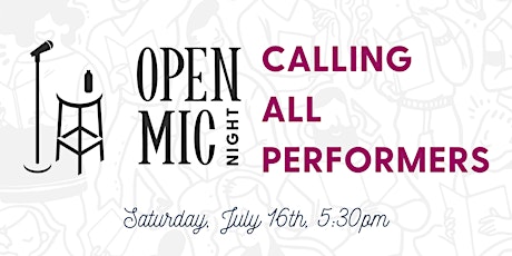 July Open Mic Night at Bookery Manchester! tickets