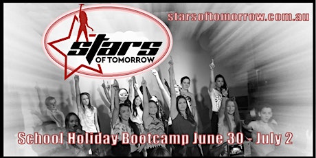 Stars of Tomorrow School Holiday Bootcamp - June 29,30 July 1 & 2 - Burleigh primary image