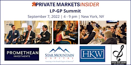 Private Markets Insider live LP-GP Summit, NYC tickets