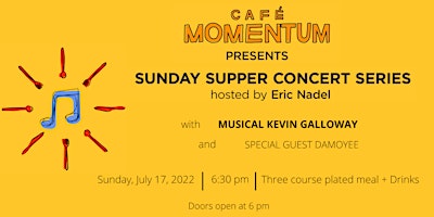 Sunday Supper Concert Series with Kevin Galloway and Damoyee