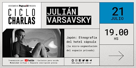 Soci@s P12 : Julián Varsavsky Japón: etnografía del hotel cápsula boletos