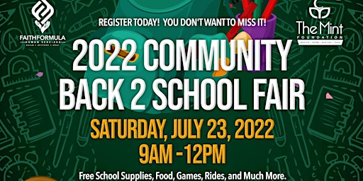 2022 Community Back 2 School Fair