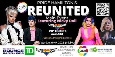 Pride Hamilton’s REUNITED Main Event tickets