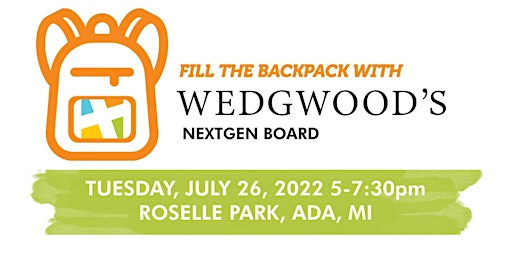 Fill the Back Pack With Wedgwood Christian Services