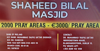Shaheed Bilal Masjid Fund Raising Event