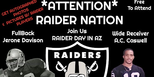 RAIDER DAY IN AZ - Meet The Raider Players