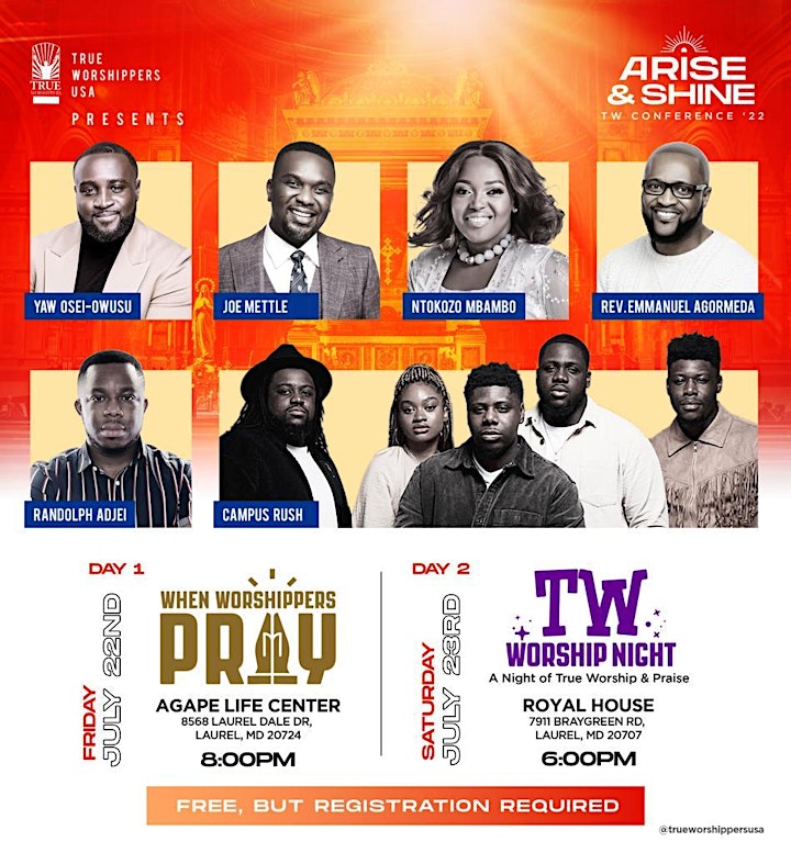 2022 True Worshippers Conference image