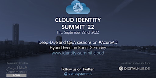 Cloud Identity Summit 2022 (in-person)