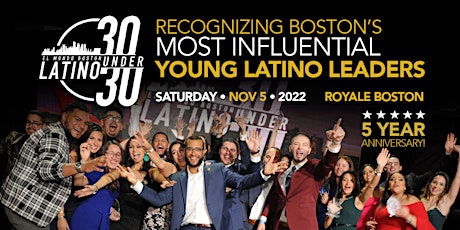 2022 El Mundo Boston Latino 30 under 30 Celebration tickets