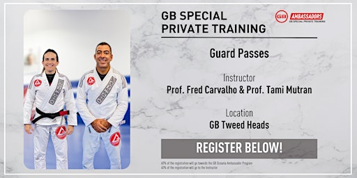 GB Special Private Training At GB Tweed Heads