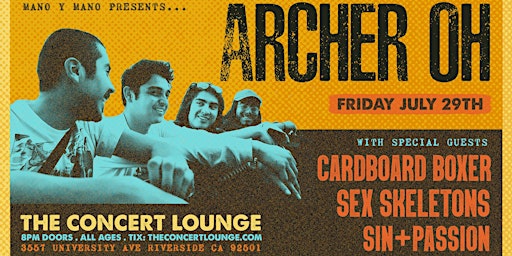 Archer Oh, Cardboard Diver, Sex Skeletons, & Sin+Passion