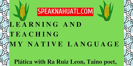 Learning & Teaching My Native Language tickets