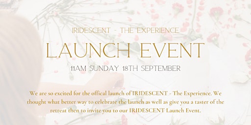 IRIDESCENT Launch Event