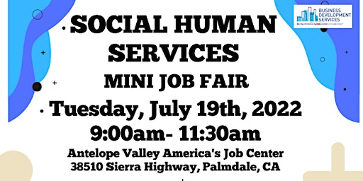 Social Human Services Mini Job Fair