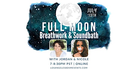 Full Moon Breathwork & Sound Bath Experience - Online entradas