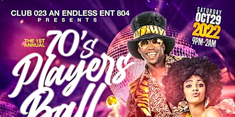 THE 1ST ANNUAL 70’S PLAYERS BALL primary image