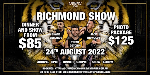 RICHMOND Show Trent Cotchin, Jack Riewoldt and Shane Edwards