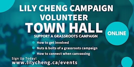 Lily Cheng Campaign Volunteer Townhall & Training tickets