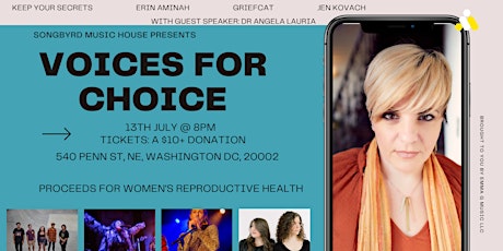 Voices for Choice - with guest speaker Dr Angela Lauria tickets