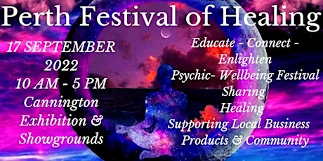 2022 SEPTEMBER Perth Festival of Healing tickets