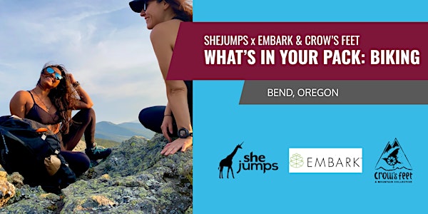 SheJumps x Crow's Feet | What's In Your Pack?
