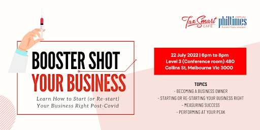 Booster Shot Your Business: Learn How to Start (or Re-start) Your Business