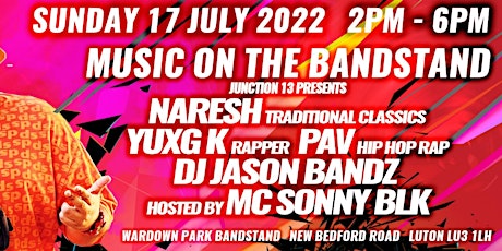 Music on the Bandstand - Junction 13 Showcase tickets