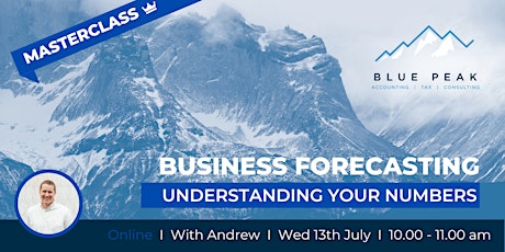 Business Forecasting for SMEs - understanding your numbers tickets