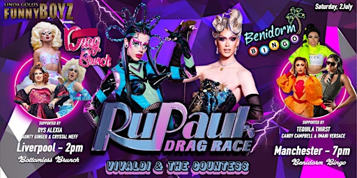 RuPaul's Drag Race Holland comes to Manchester: THE COUNTESS & VIVALDI