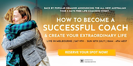 How to Become A Successful Coach | Melbourne Event | Australian Tour tickets