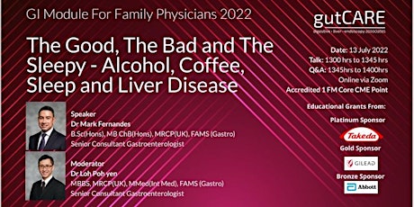 The Good, The Bad and The Sleepy - Alcohol, Coffee, Sleep and Liver Disease primary image