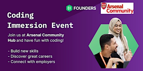 Discover New Skills & Careers At Our Coding Event // Arsenal x 01Founders
