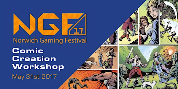 Norwich Gaming Festival 2017 Comic Workshop