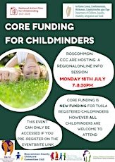 Core Funding for Childminders - Network meeting tickets