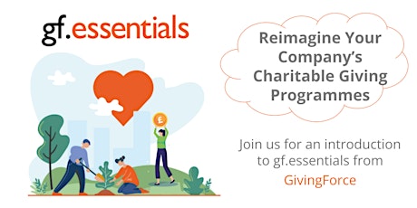 Reimagine your charitable giving programmes with gf.essentials