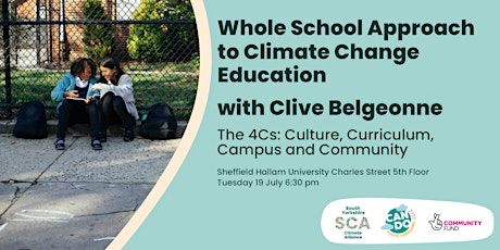 Whole School Approach to Climate Change Education with Clive Belgeonne tickets