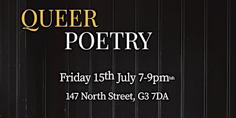 Queer Poetry Circle. tickets