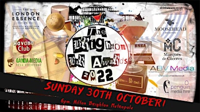 The Brighton Bar Awards 2022 tickets