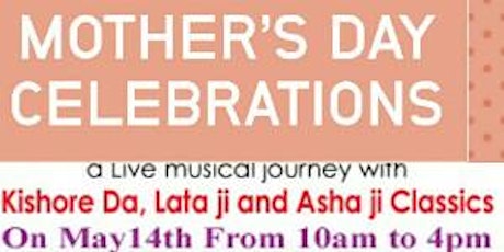 Mothers Day Special-Mommy & Me- Grand Lunch Entertainment Party With Live Singers DJ primary image