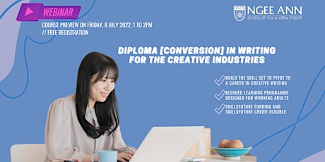 Course Preview: Diploma (Conversion) in Writing for the Creative Industries tickets
