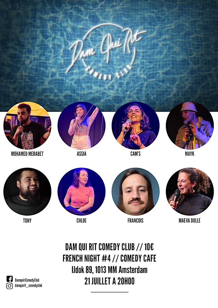 Image pour Dam Qui Rit Comedy Club - French night #4 