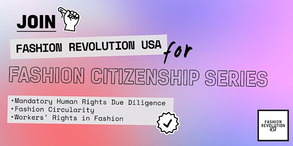 Fashion Citizenship Series