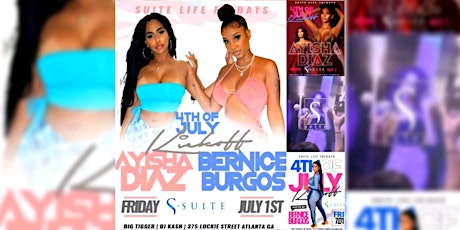 Immagine principale di SUITE LOUNGE 4TH OF JULY KICKOFF HOSTED BY AYISHA DIAZ & BERNICE BURGOS 