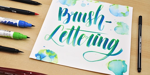 Image principale de Handlettering mit dem Pinsel – Brush Lettering und wie es funktioniert!