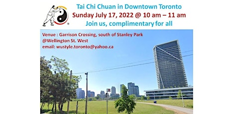 Tai Chi Chuan in Downtown Toronto - complimentary Class in the Park tickets