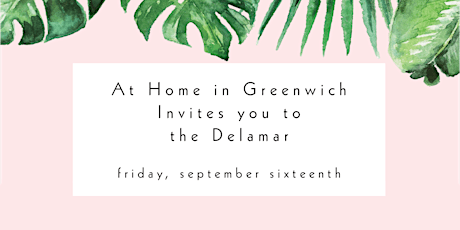 At Home in Greenwich Cocktail Party tickets